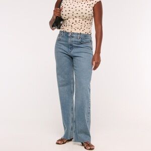 Abercrombie High Rise Curve Love 90s Relaxed Jeans
